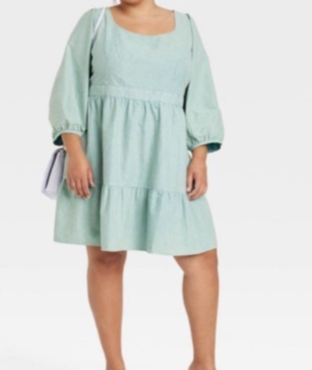 NEW Ava & Viv Acid Wash Pastel Green Tiered Tie Back Dress 1X Plus | eBay NEW Ava & Viv Acid Wash Pastel Green Tiered Tie Back Dress 1X Plus | eBay