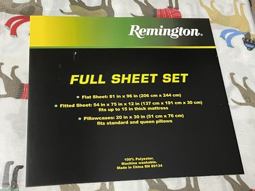 NWT Remington Hunting Dog Hat & Sweaters FULL Sheet Set Holiday Retriever Dogs - Picture 2 of 4