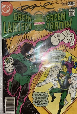 DC Comics Green Lantern #102 March 1978 Denny O'Neil Autographed Key Writer RIP