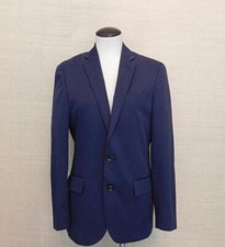 JCrew 298 Ludlow suit jacket Italian stretch chino e7557 40L historic blue