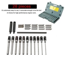28pcs Valve Seat Set Valve Grinding Tool Boring Cutters For Car Van Pickup Truck