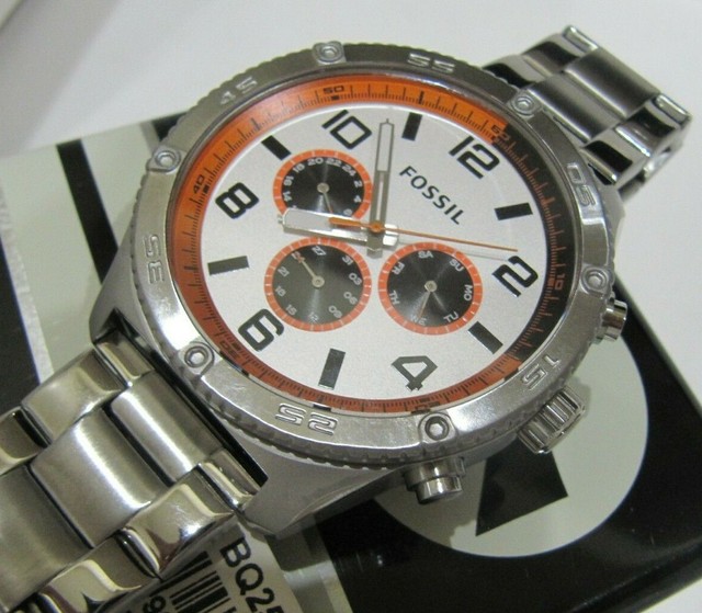 Fossil Brox Multifunction Silver Tone 