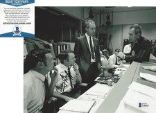 GERRY GRIFFIN NASA APOLLO 13 FLIGHT DIRECTOR SIGNED 8x10 PHOTO B BECKETT COA BAS
