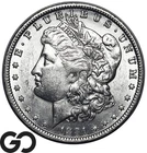 1891-O Morgan Silver Dollar Coin, Blast White Choice BU++