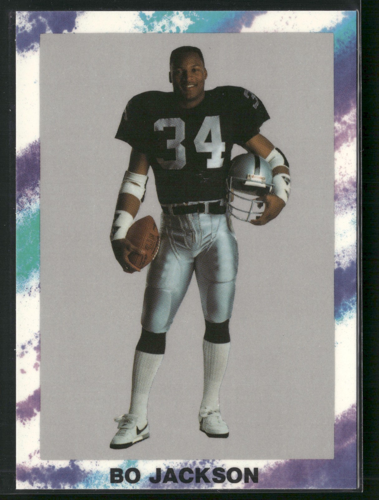 1990 Bo Knows (Purple Teal & White Border) (unlicensed) #NNO Bo Jackson