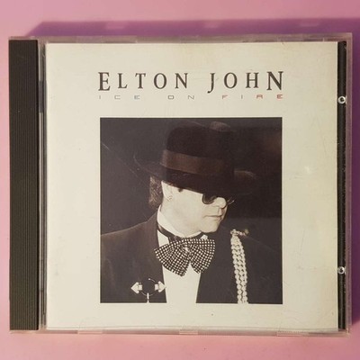 ELTON JOHN ice on fire FULL SILVER POLYGRAM WGER VG+/EX (CD Album, Pop)