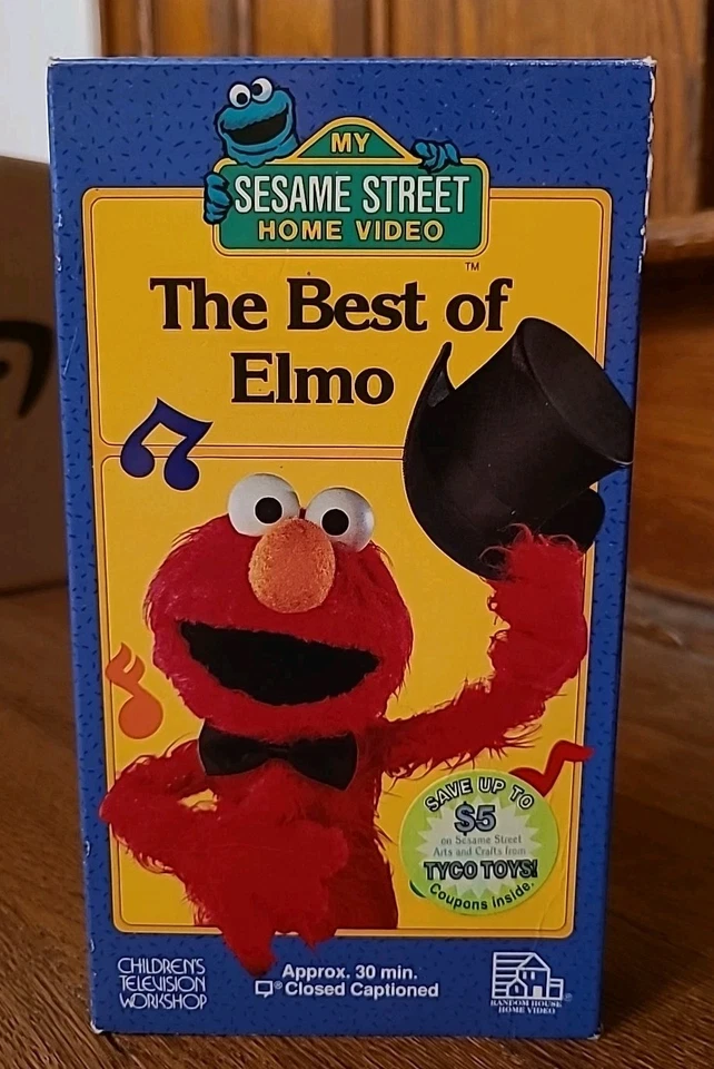 The Best Of Elmo VHS 1994 My Sesame Street Home Video Random House KIDS CHILDREN - Image 2 of 4