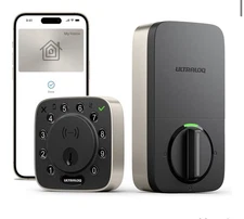 ULTRALOQ Bolt NFC WiFi Smart Lock, Keyless Entry Deadbolt with iPhone/Android Ta