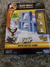 2012 Angry Birds Star Wars Jenga HOTH Battle Game Hasbro Complete