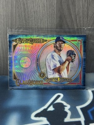 2018 Topps Gypsy Queen - Glassworks Box Topper Clayton Kershaw #GW-CK blue/150