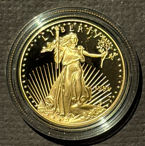 1995 PROOF $50 American Eagle GOLD Coin : 1 ounce total Bullion : 10544