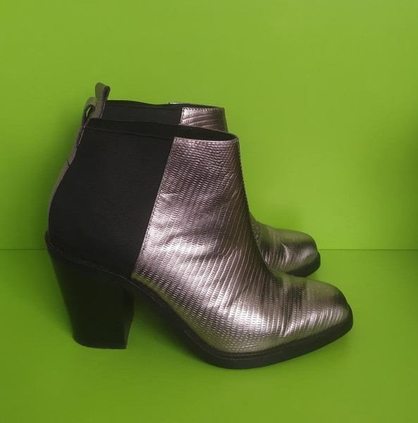 Women & Other Stories Ankle Boots Silver 36