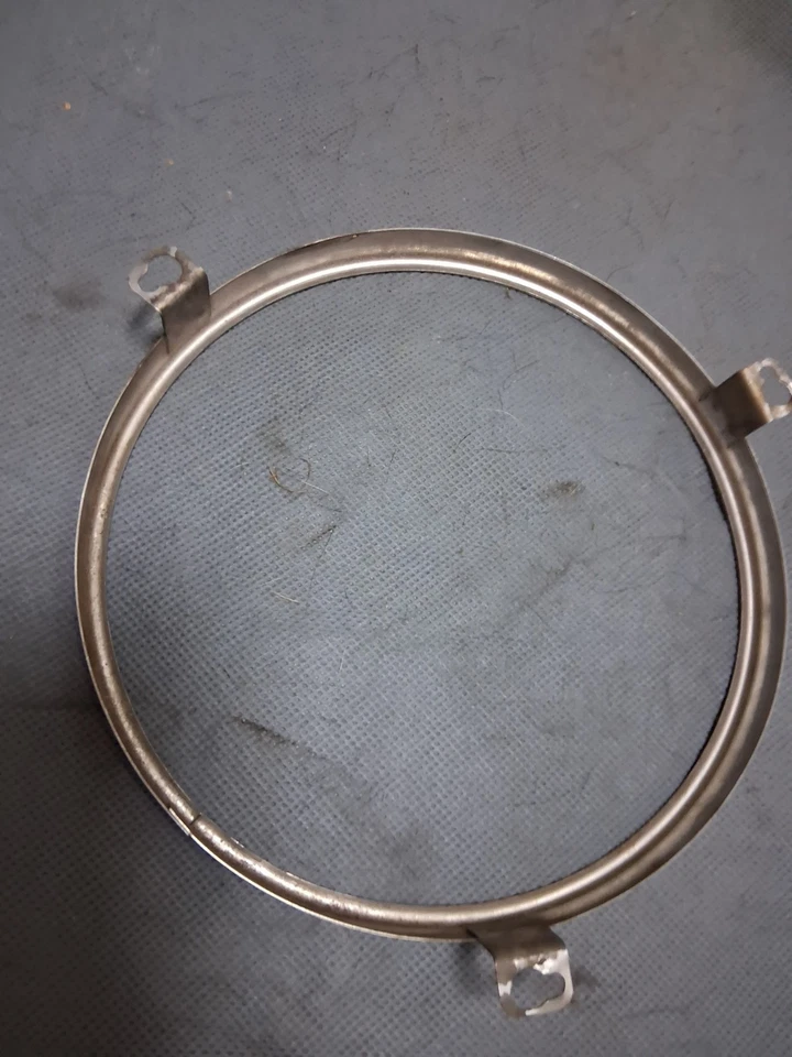 Dodge Dart 1967 faro de acero inoxidable anillo de ajuste de 3 pestañas Foto 3 de 3