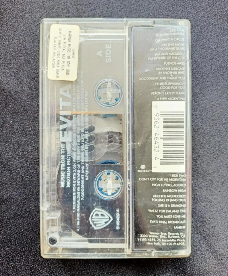 Evita - Music From The Motion Picture ( Cassette Tape ) - Image 2 of 4