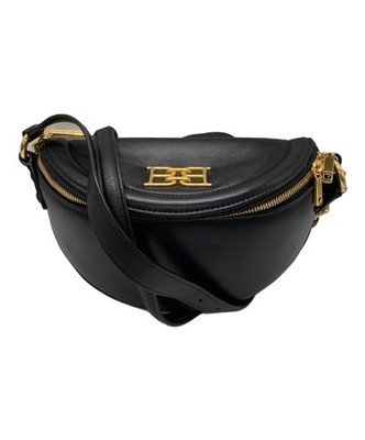 BALLY Breen Leather Mini Bag Shoulder Handbag Women Used Authentic