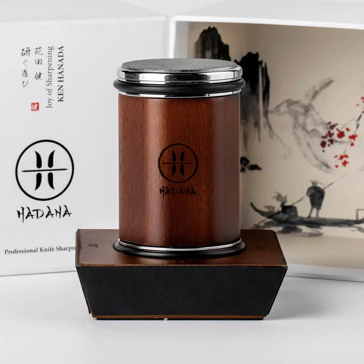 HADANA Rolling Knife Sharpener Kit Walnut 360 Diamond & 600 Ceramic Disc
Opens in a new window or ta