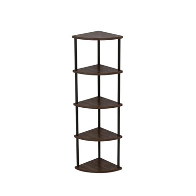 5 Tier Corner Shelf，Corner Shelves，Shelf for Living Room Decor， Kitchen Shelv...
