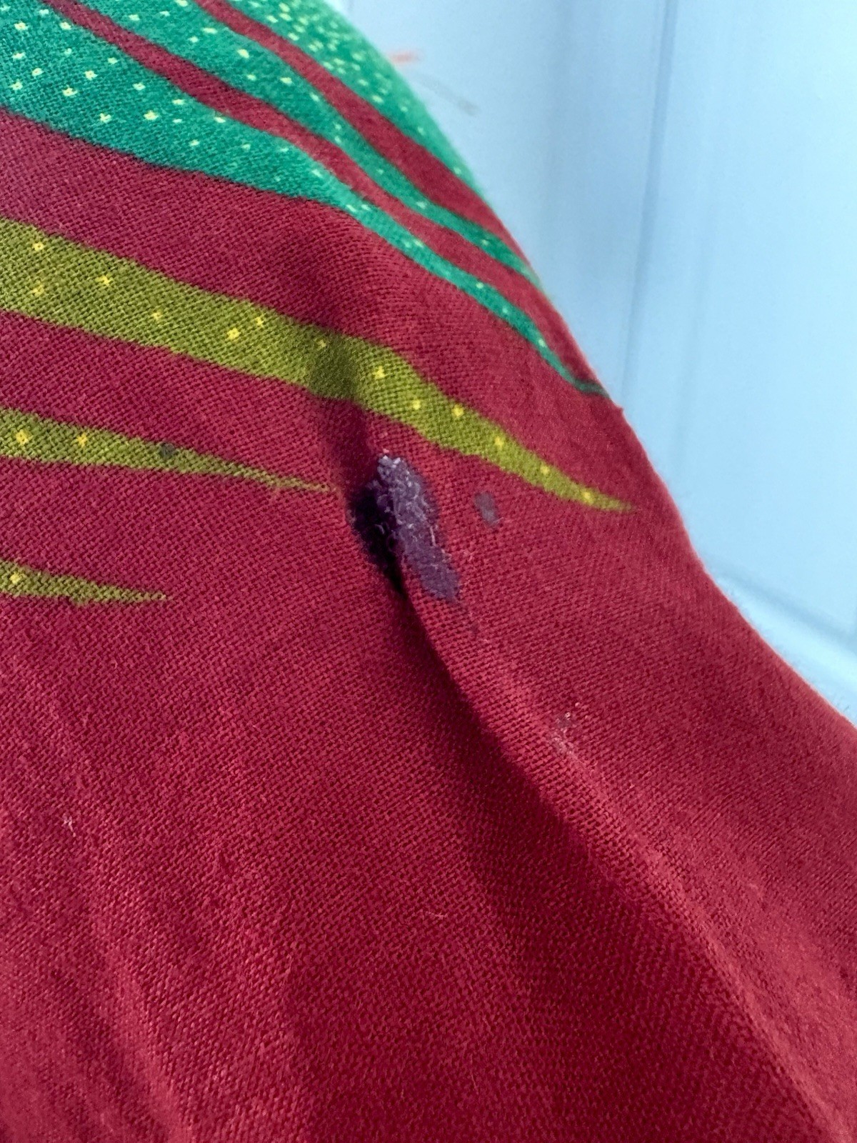 Vintage Psychedelic Dashiki Java Print Cotton Boh… - image 13