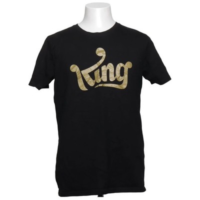 King, T-shirt, Größe: L, ST 306, Schwarz, Bio-Baumwolle, Print, Herren #WMz