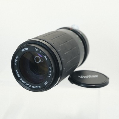 Vivitar 70-210mm f/4.5-5.6 Manual Focus for Nikon - Tested & Works
