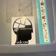 Volcom Skateboarding STICKER OG GENUINE skateboard sticker vintage 