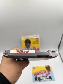 Michael Andretti's World GP NES Nintendo Complete CIB Good Condition! Nice!