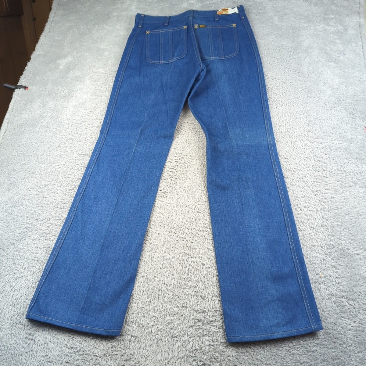 Vintage 70s Lee Jeans Mens 31 Blue Bootcut Flare 202-8641 Cotton