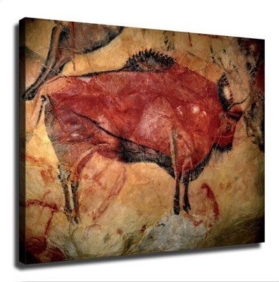 Bison Cave Painting In Altamira Poster Decorative Painting Print Canvas Wall Art