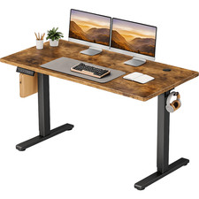 55" 24" Electric Height Adjustable Standing Desk Sit-Stand Workstation Rust