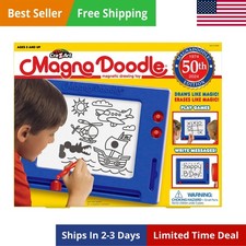 Cra-Z-Art Retro Magna Doodle - 50 15"W x 11.5"H, Blue/White