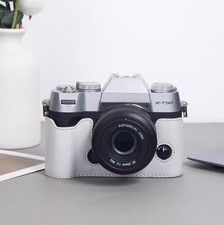 For Fujifilm X-T50 XT50 Camera Bag Leather Dock Case Base Protection Cover Shell