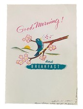 Vintage 1950s Ruths Oven Restaurant Breakfast...