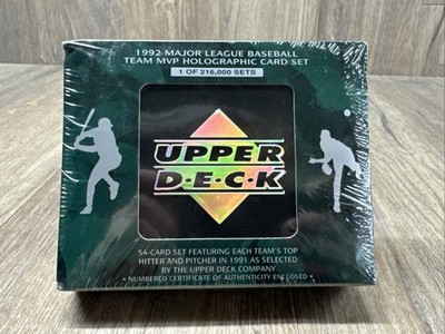 1992 Upper Deck Baseball MLB Team MVP Holographic 54 Card Set - Factory  Sealed | eBay