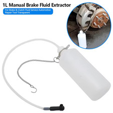 1l Brake Bleeder Bottle Kit One Way Check Valve 31.5 In Hose Fluid Bleeding Tool