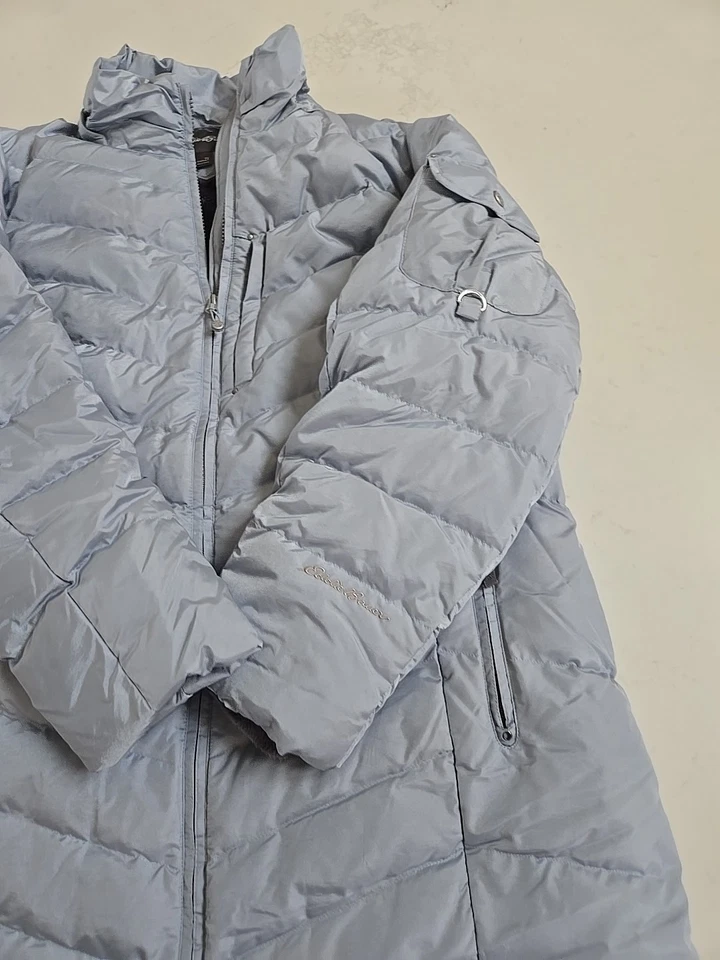 Eddie Bauer Women's Sun Valley Down Duffle Coat Size 2X Light Gray Never Worn - Image 2 of 4