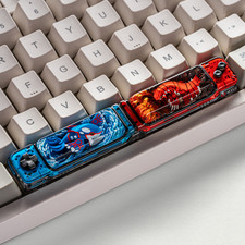 S-craft Pokemon Keycap Groudon vs Kyogre Spacebar Cherry MX Switches