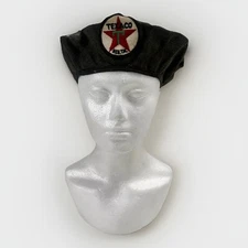 Vintage Texaco Hat Size Green Beret 7-1/8 Gas Oil