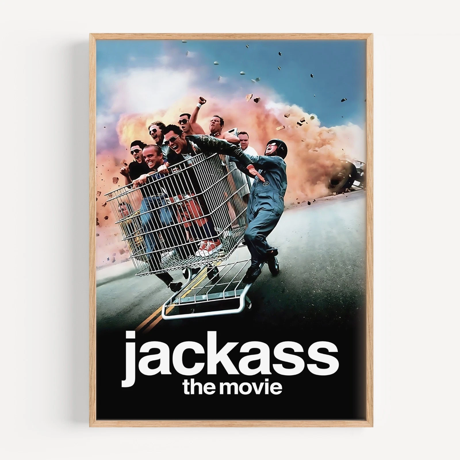 Jackass The Movie (2002) Movie Poster Wall Art Print