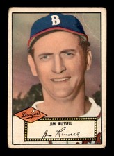 1952 Topps #51 Jim Russell GOOD X3116984 1952 Topps #51 Jim Russell GOOD X3116984