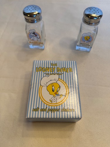 VTG Sylvester & Tweety's Diner Warner Bros Looney Tunes Salt & Pepper Shakers - Bild 2 von 2