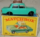 MATCHBOX LESNEY MOKO 1-75 SERIES FIAT 1500  CAR No 56b MINT IN NEAR MINT BOX