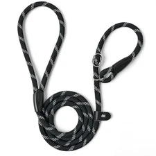 Dog Training Slip Leash, No Pull, Durable Reflective Lead, Puppy Heavy Duty Loop