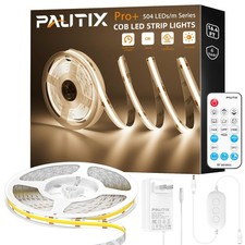 PAUTIX COB LED Strip Light 2520LEDs,Super Bright High Lumen 4000K Natural Whi...