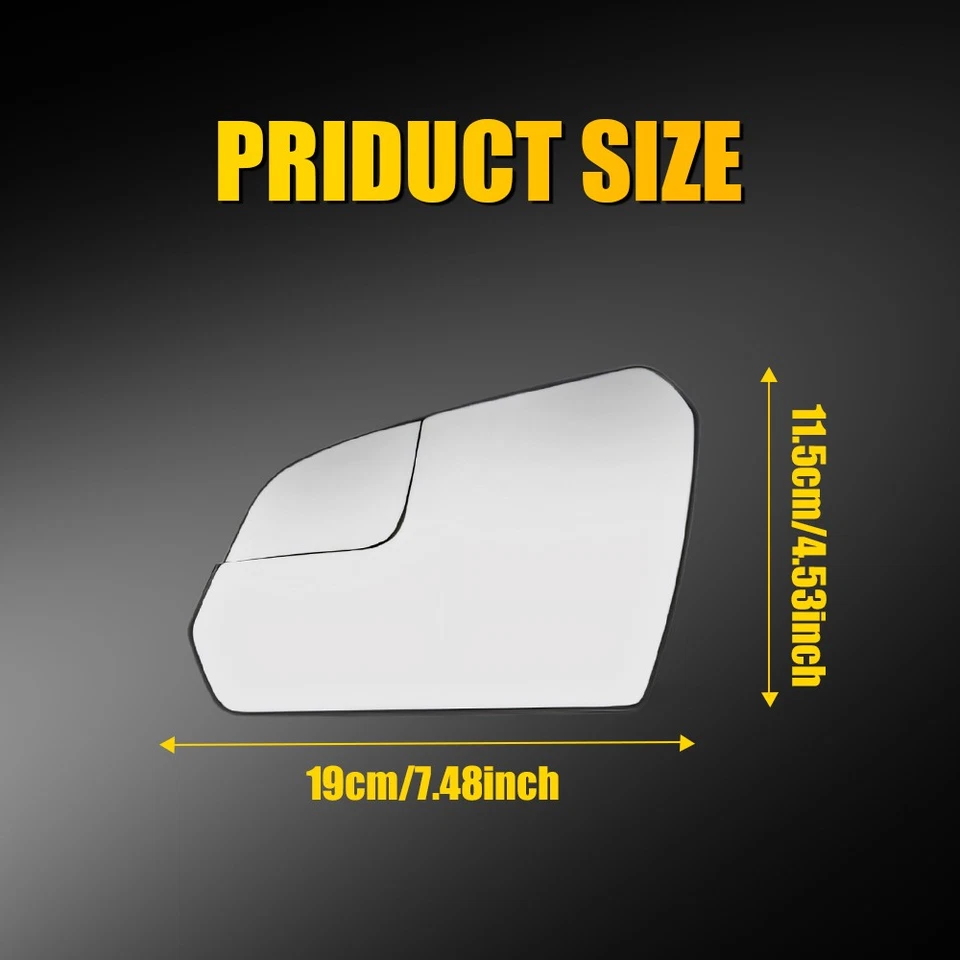 Espejo retrovisor delantero derecho izquierdo remolque cristal transparente calefactable Hyundai Sonata 2015-2019 Foto 3 de 4