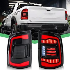 Pair Led Tail Light For 2009-2018 Dodge Ram 1500 2500 3500 Rear Light Smoke Len