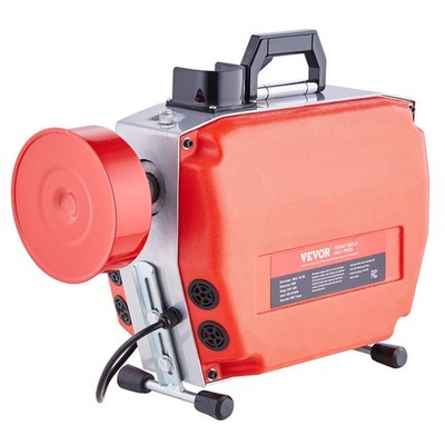 120FTx7/8'' 420W Flexible Shaft Drain Cleaner Manual Feed Sewer Snake Tool