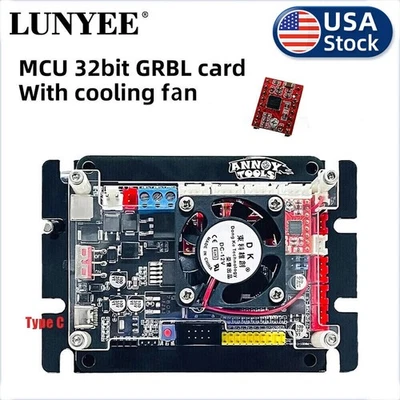 LUNYEE GRBL Controller Board 3 AXIS Driver Board for CNC Router CNC Engraving Machine