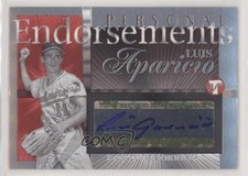 2005 Topps Pristine Legends Personal Endorsements Luis Aparicio Auto HOF 5f7
