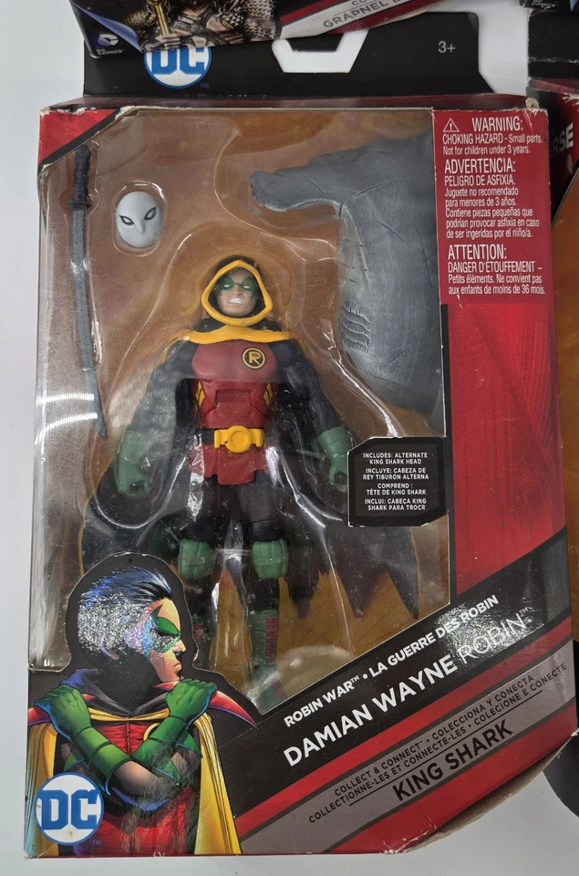 Lote DC Multiverso Robin Damien Wayne Supergirl Aquaman 6" BAF Figuras de Acción Foto 3 de 4