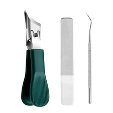 Slanted Nail Clippers Curved Thick Ingrown Toenail Cutter For Seniors
